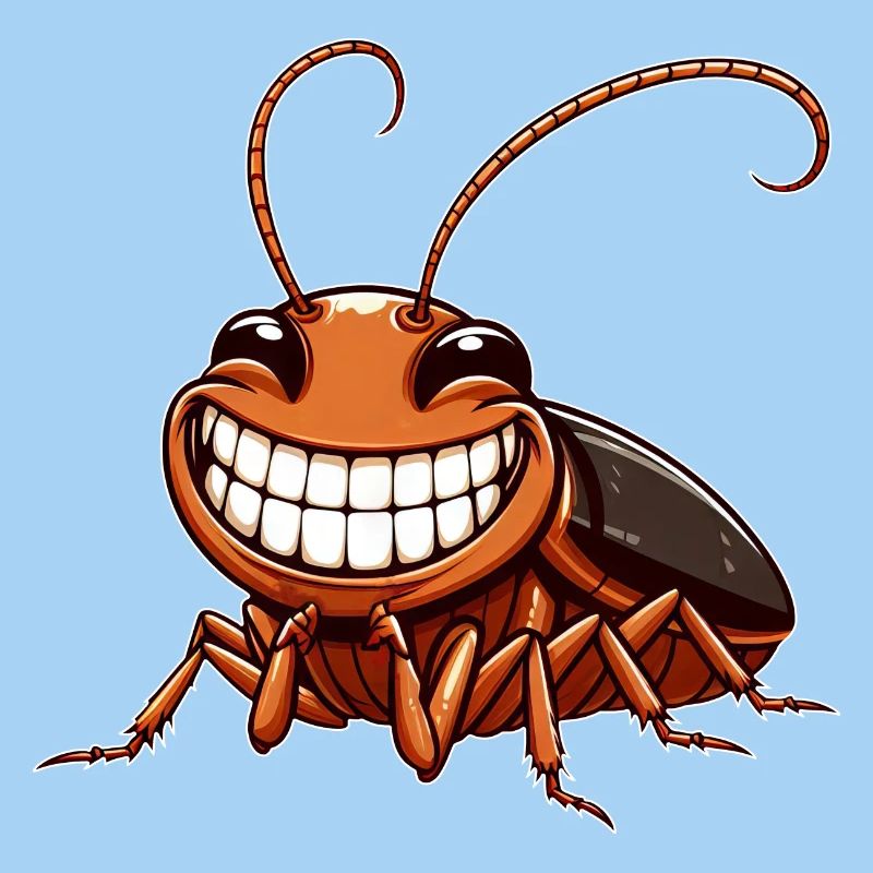 Cute Cockroach Cockroach Comic Cartoon