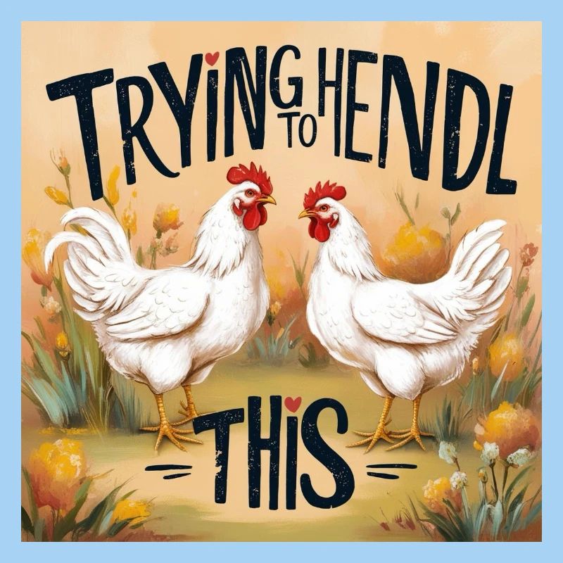 Poulets « Essayer de faire ça »