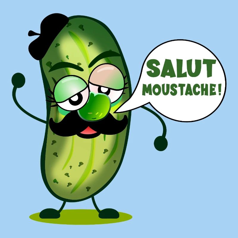 HALLO SCHNURRBART GURKEN