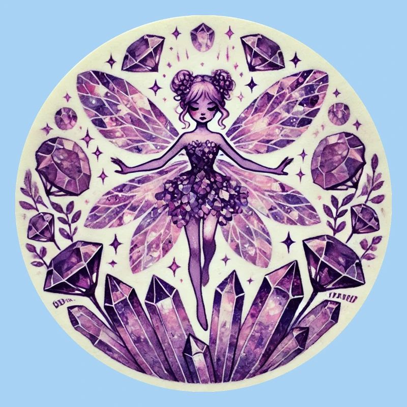 Conception de fée de cristal mystique