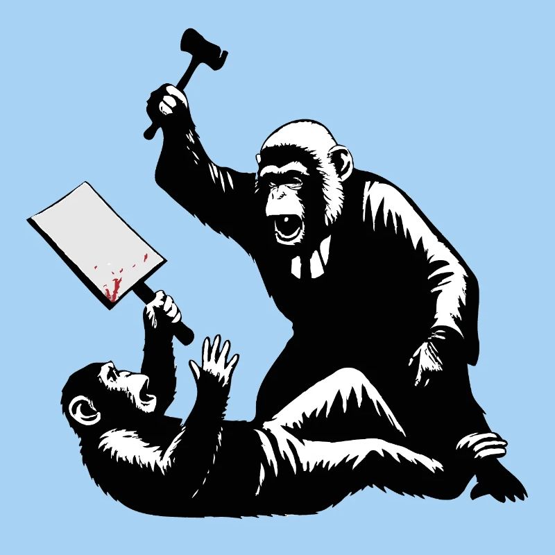 Monkey judge hits protesters