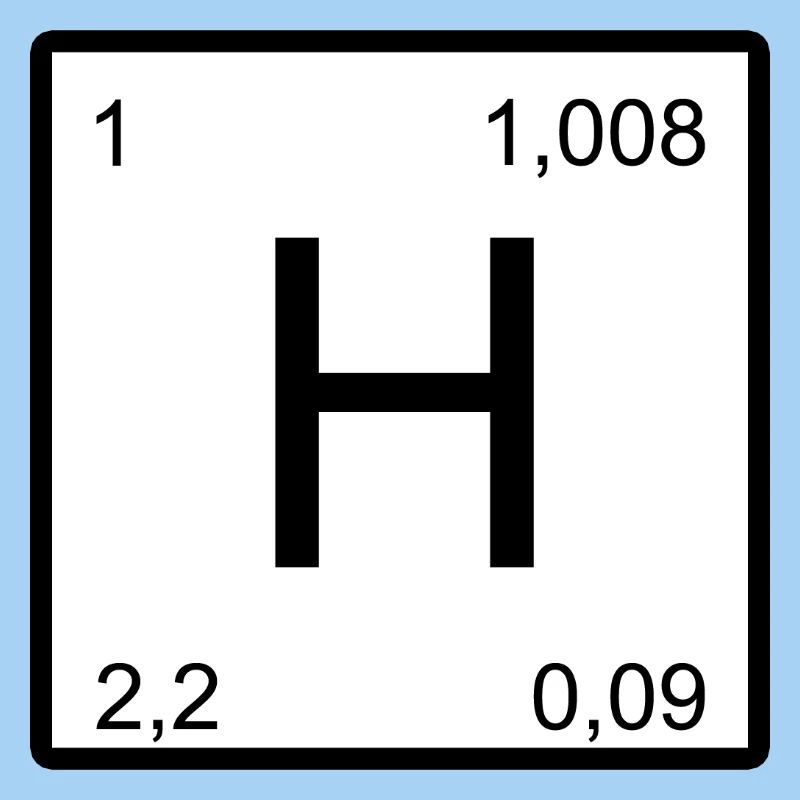Conception du symbole de l’hydrogène