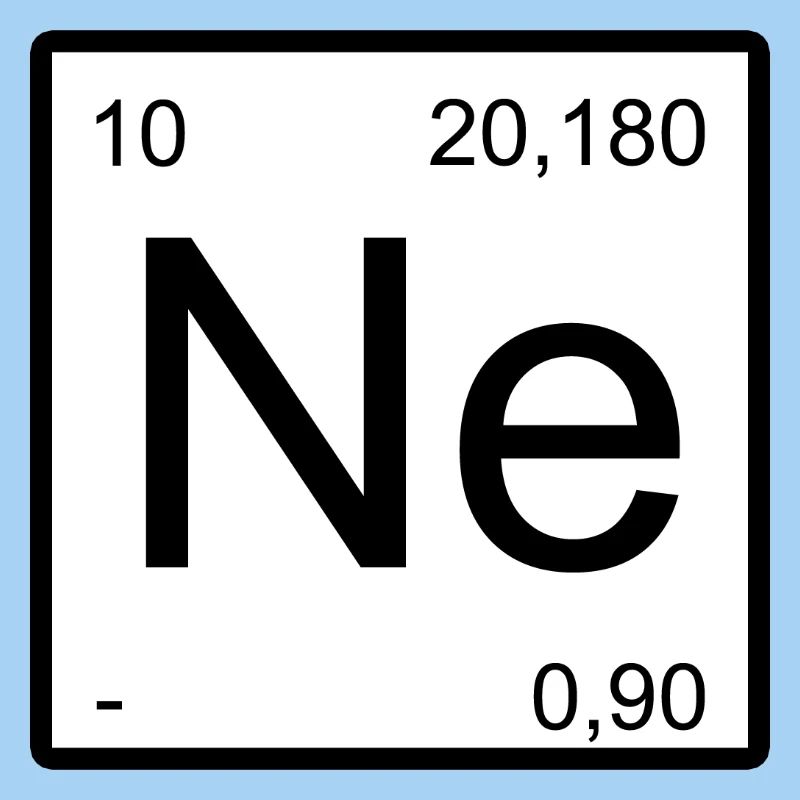 Neon Element Typografie