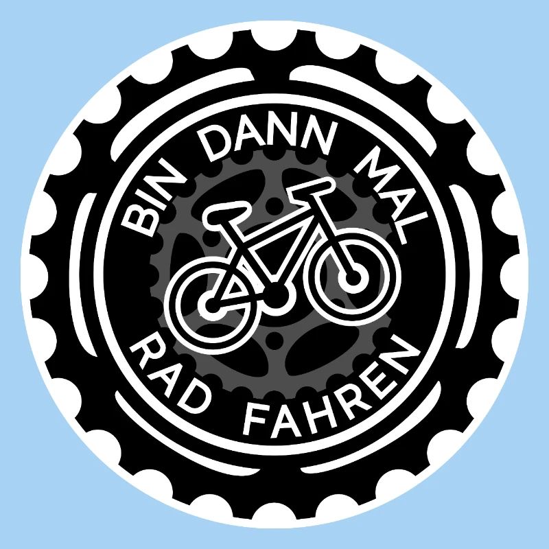 Bin dann mal Radfahren - Conception de logo de VTT