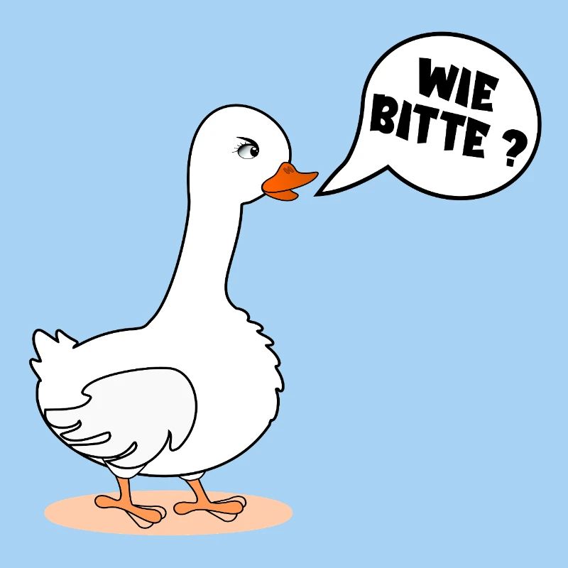 SELBSTBEWUSSTSEIN GANS WIE BITTE