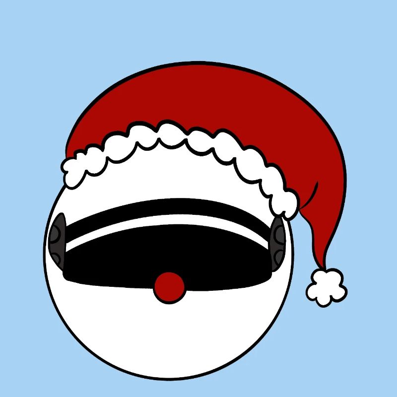 Weihnachtsmann  Helm 