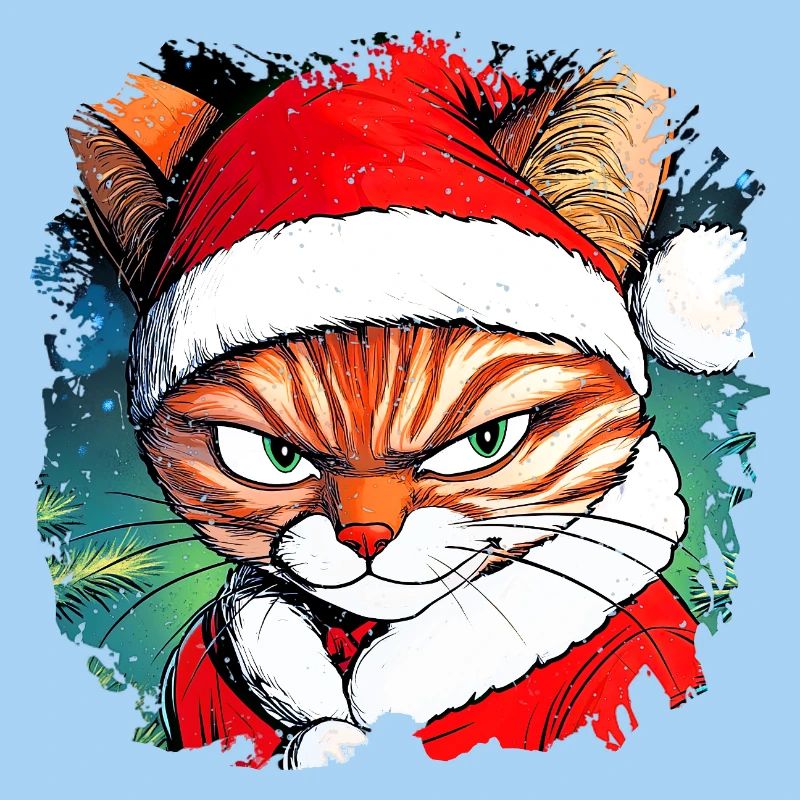 Weihnachten Katze