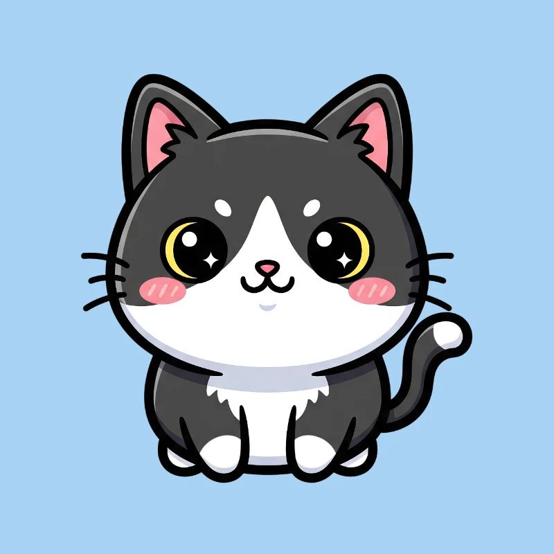 Chibi-Katzen-Anhänger