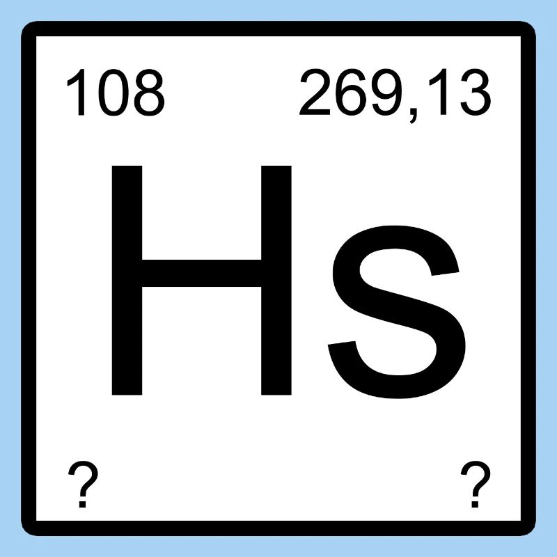Hassium Elemental Monogram