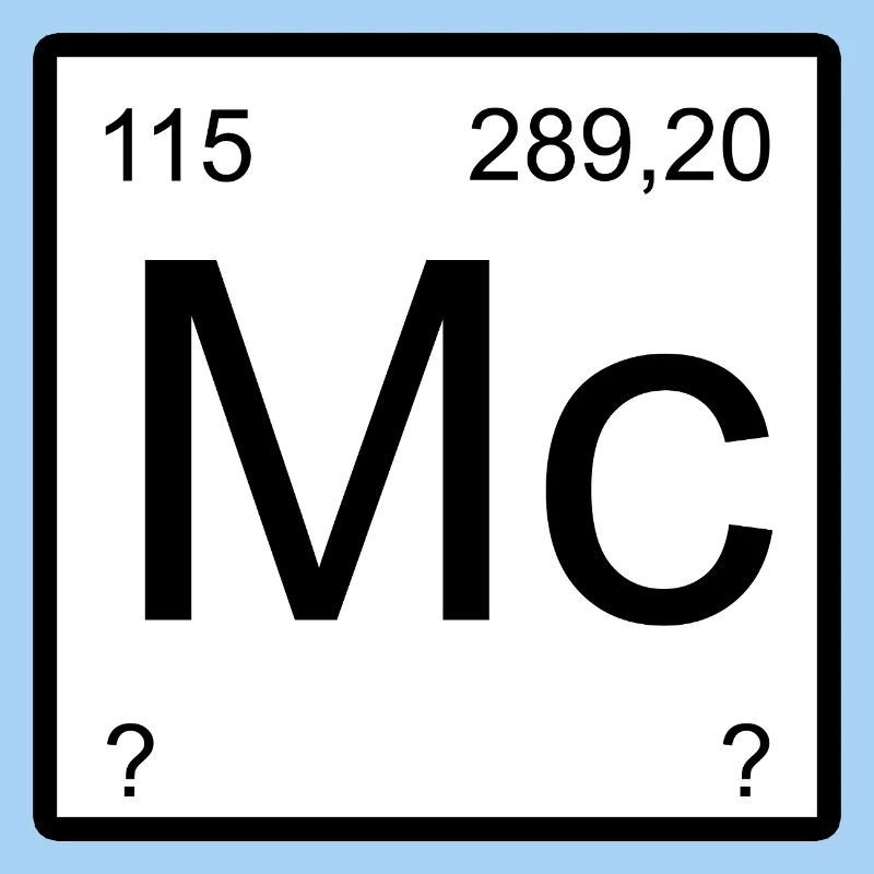 Moscovium Minimal Element Block