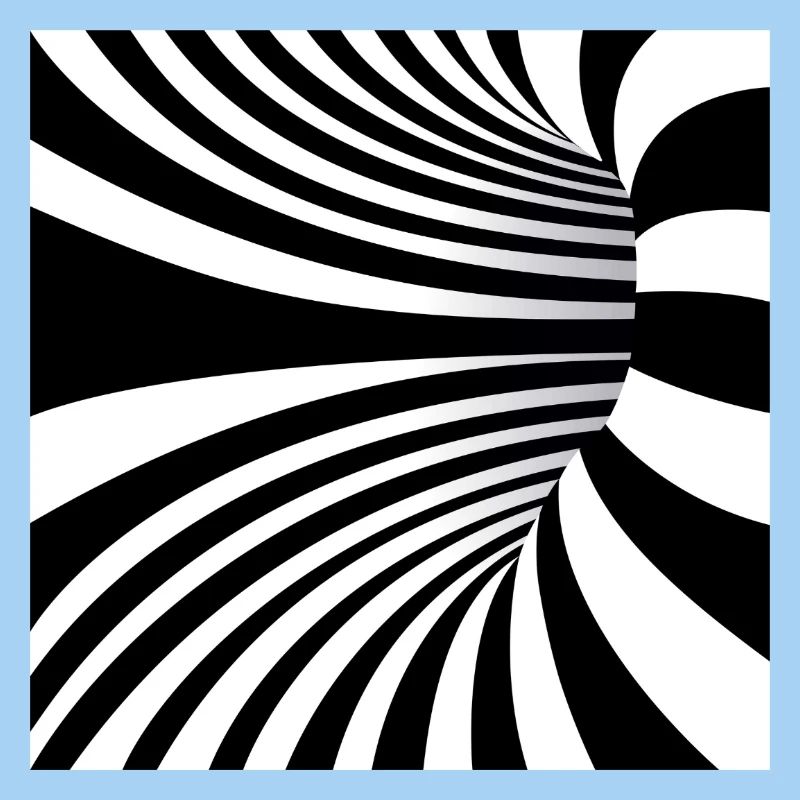 Monochromer Spiralfluss
