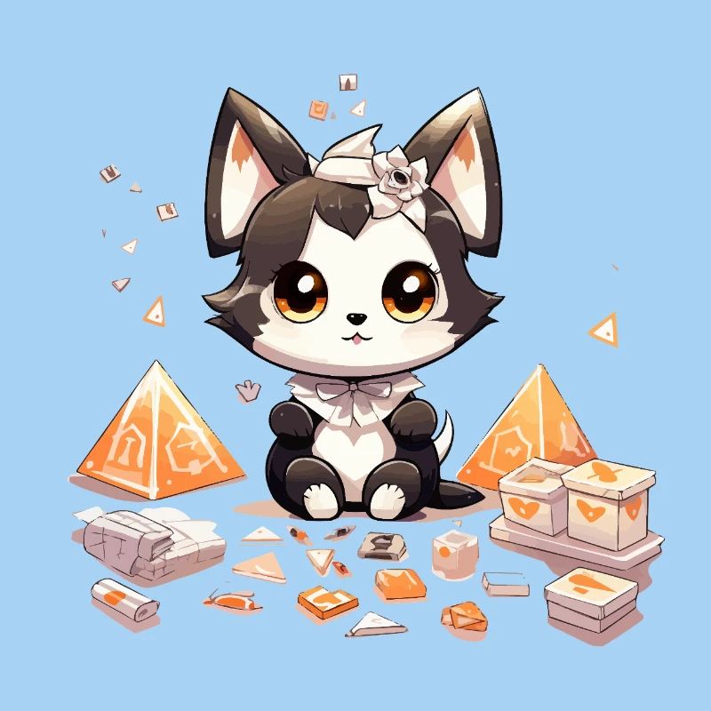 Chibi Chiot Diamant Trésor