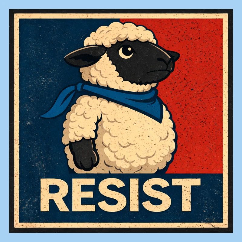 Widerstandslamm Poster