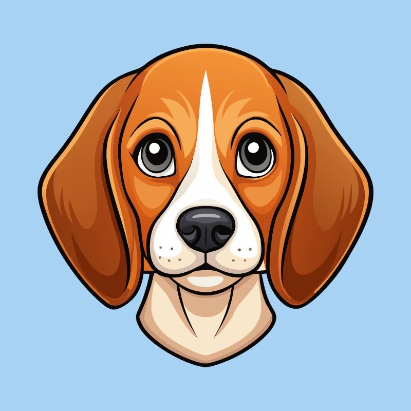 Beagle-Gesicht