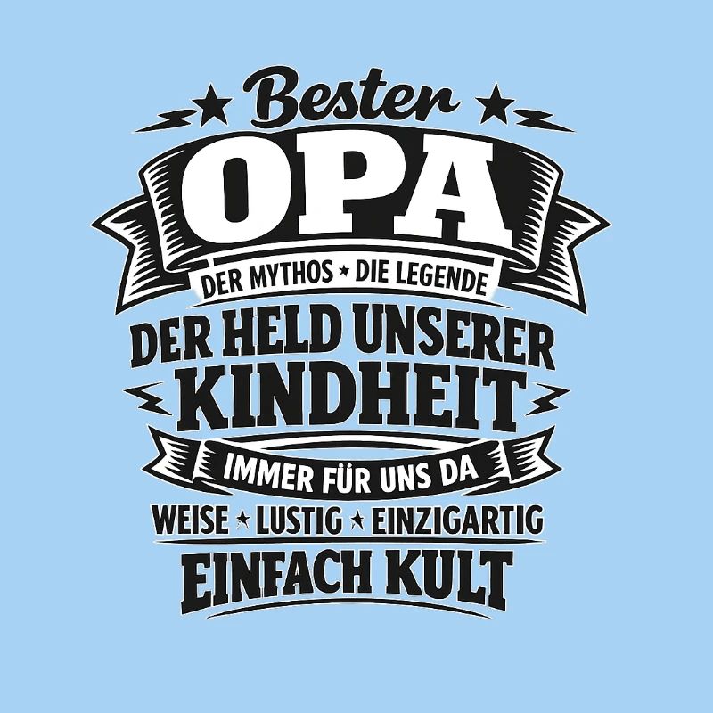 Bester Opa Held der Kindheit
