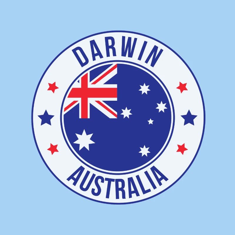 Darwin Australia Emblem Patch