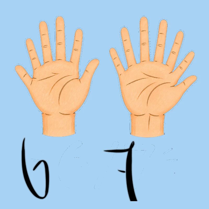 Double Open Hands Illustration