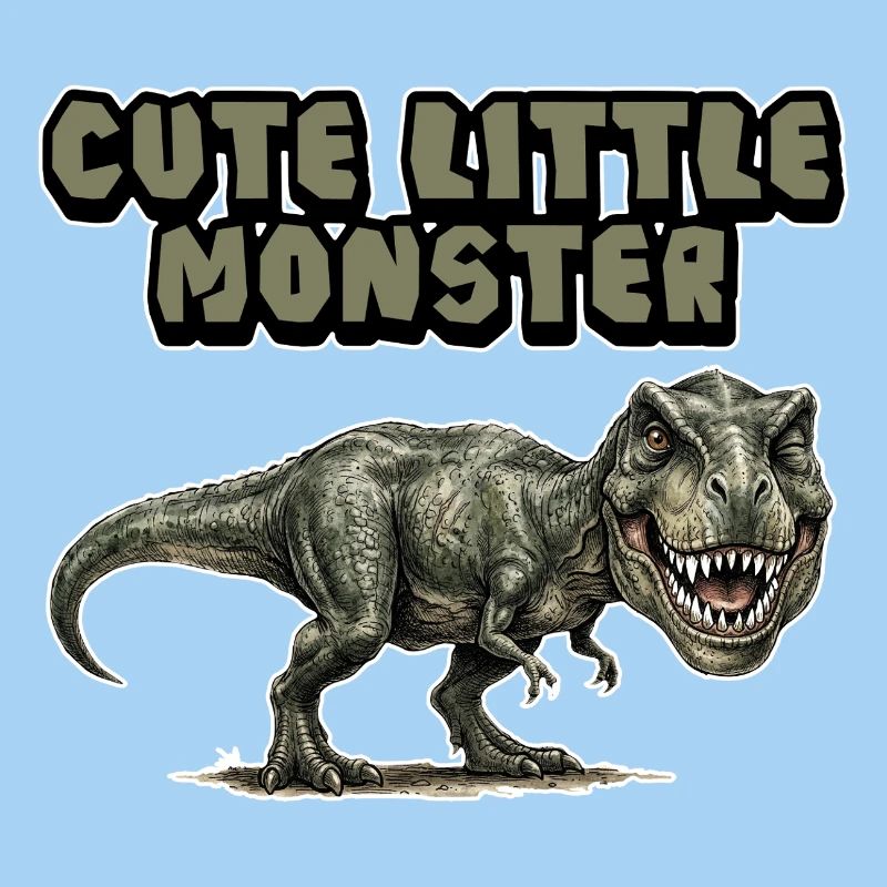 Kleines Monster mit Dino-Power