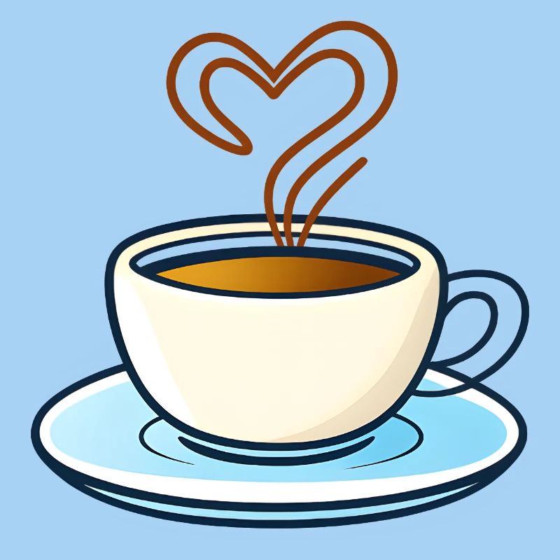 Herzform Kaffeezauber
