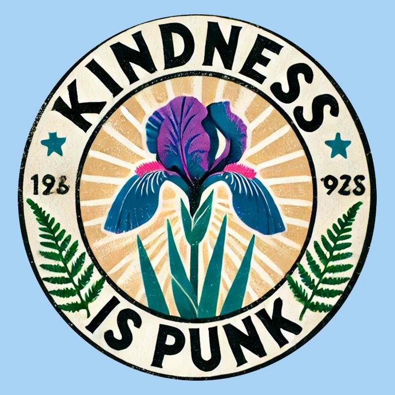 Freundlichkeit ist Punk-Iris-Patch