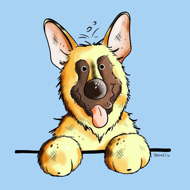 Funny German Shepherd