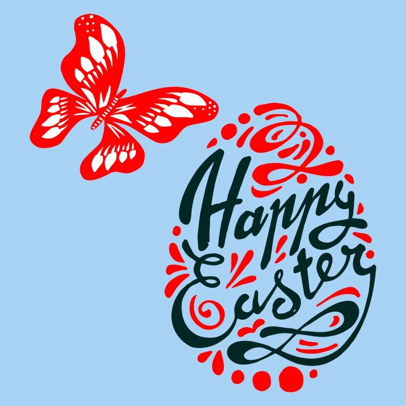 Easter Egg Butterfly Easter