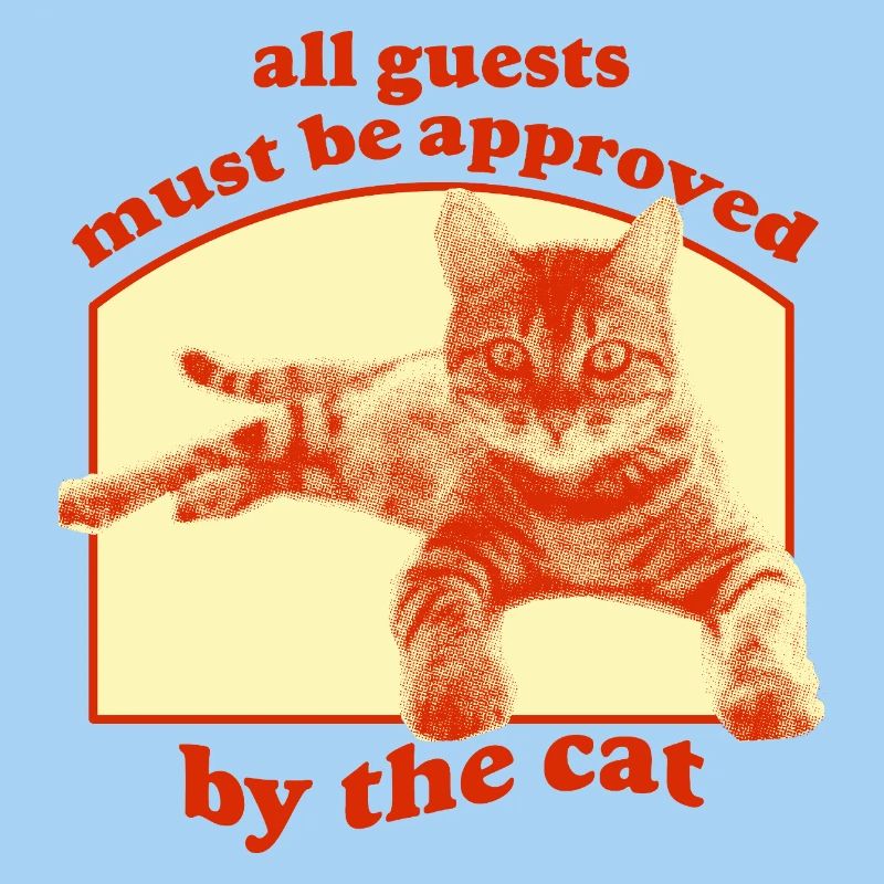 Approuvé par le chat – Motif de chat amusant