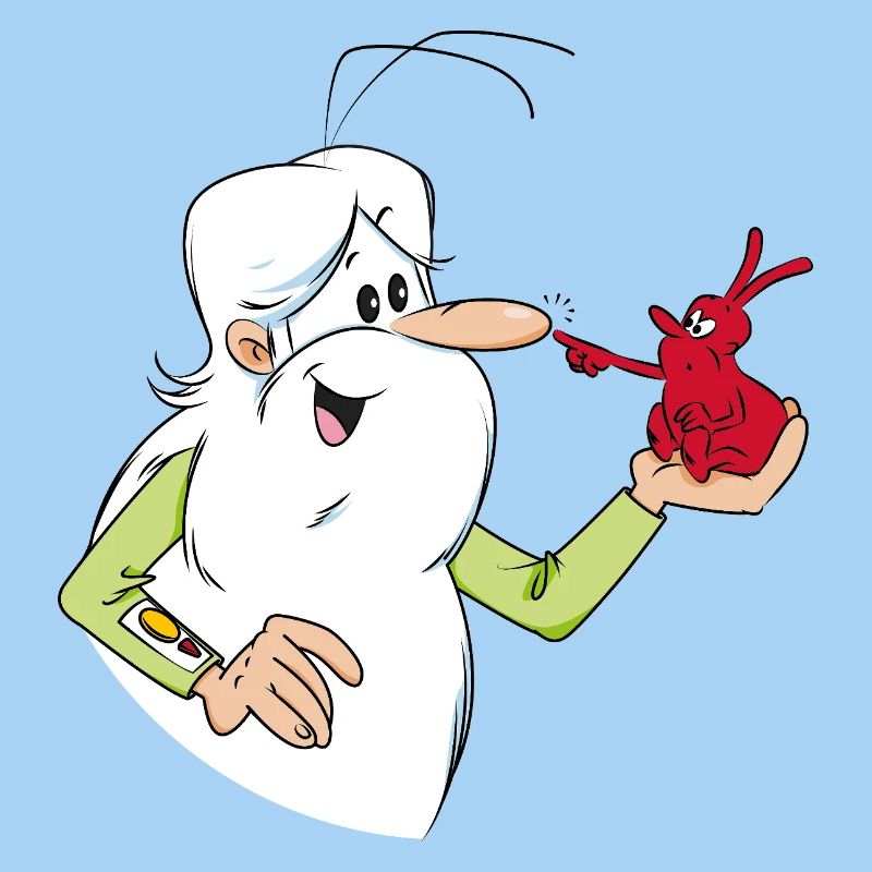 Hello Maestro avec globe de cellules sanguines