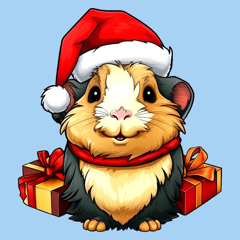 Cochons d'Inde de Noël