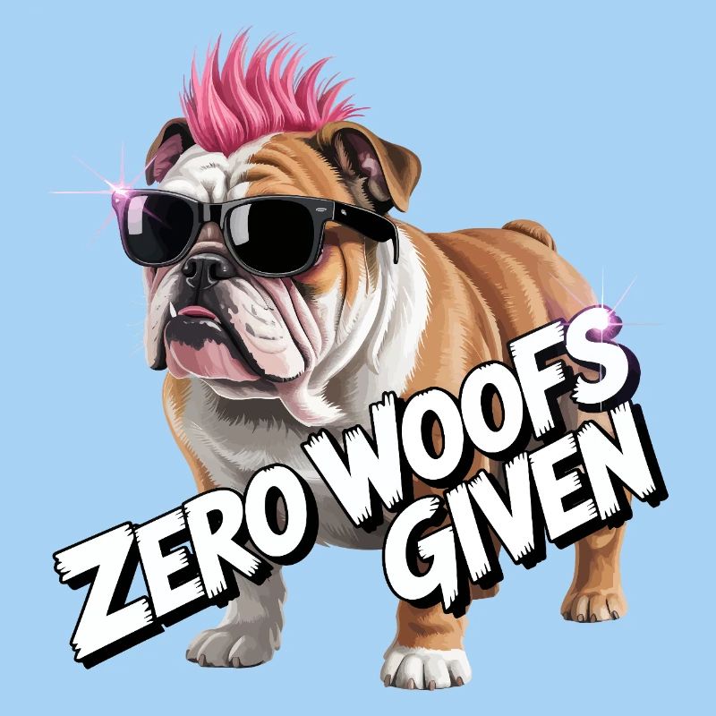 Bulldog Punk Mohawk Tee