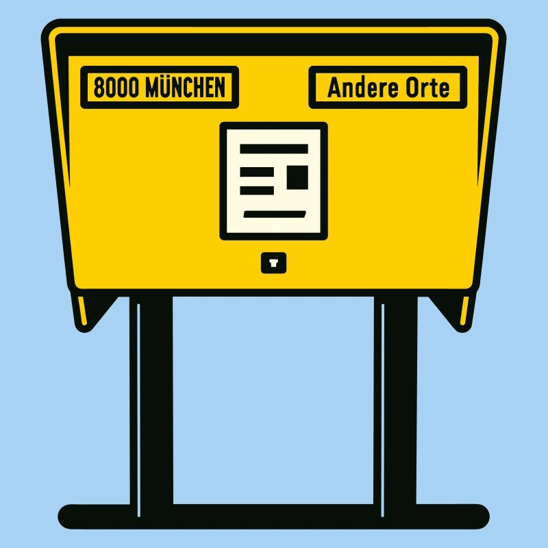 Munich Yellow Mailbox