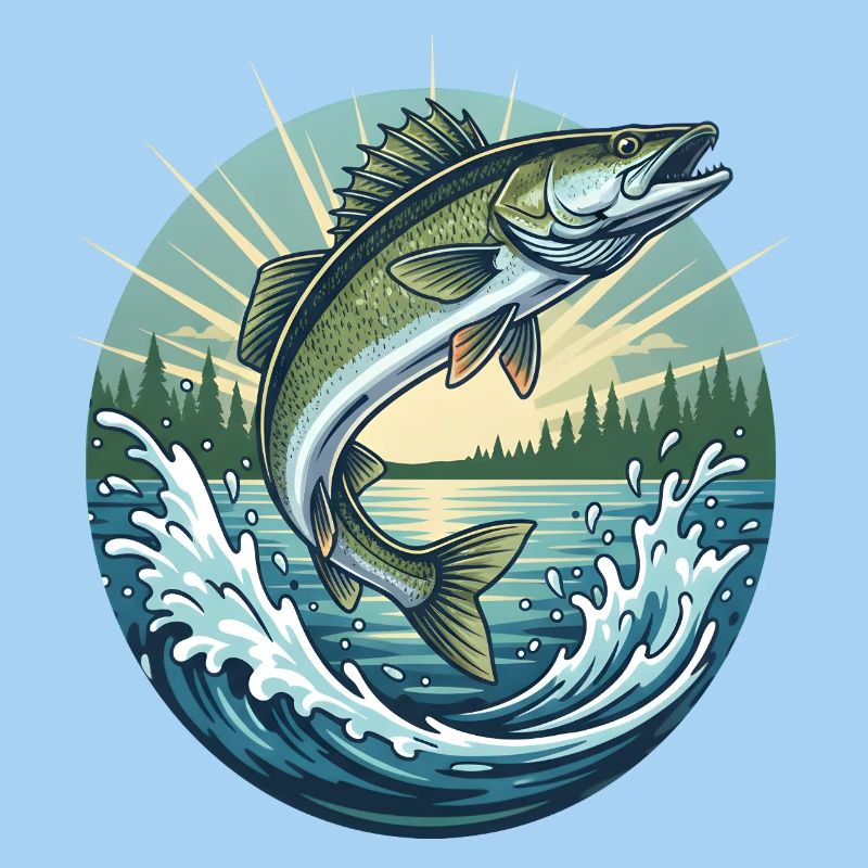 Springender Zander