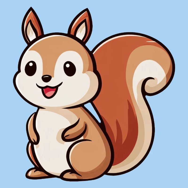 Whimsical Squirrel Charm