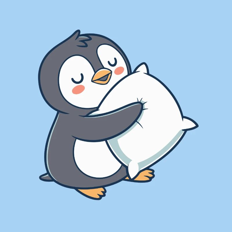 Pastel Cuddly Penguin