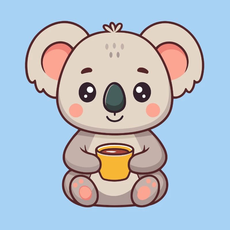 Koala Doux Tasse Café