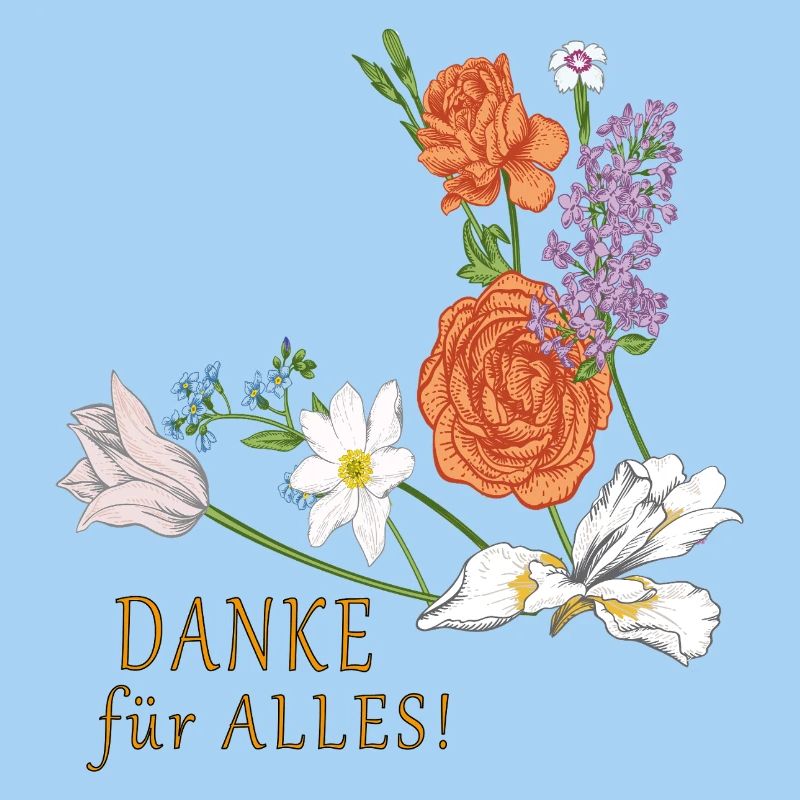 Blumenstrauß Danke
