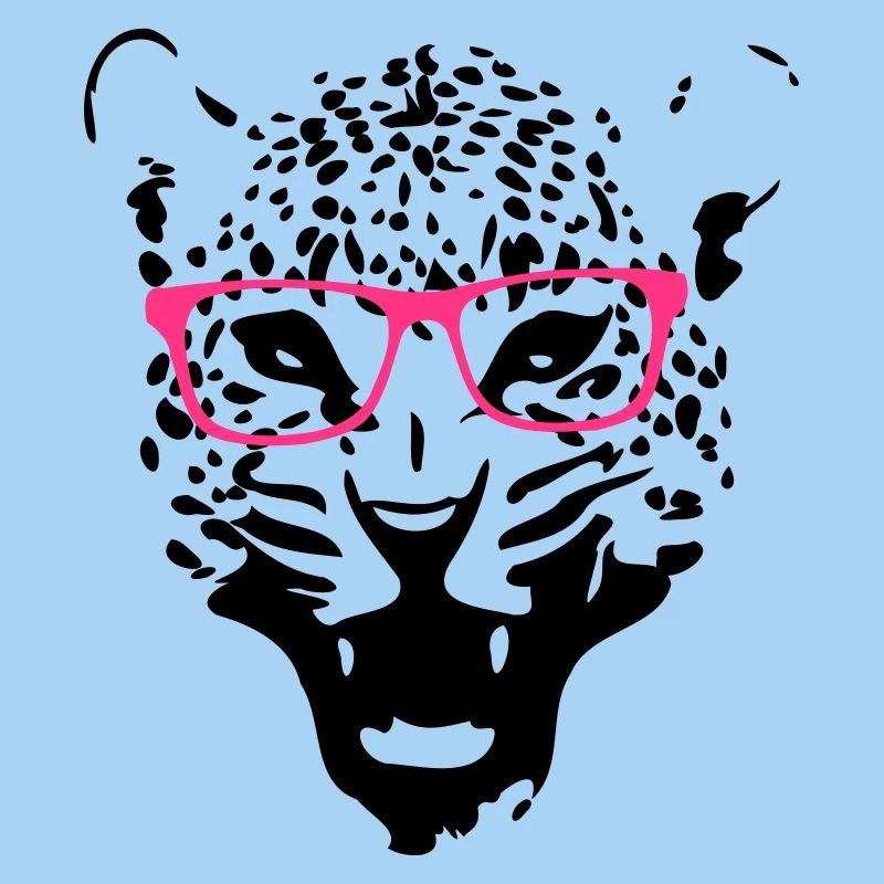 Leopard nerd glasses 2c