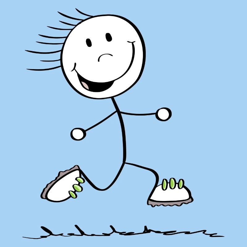 Running Strichmännchen - Läufer - Jogging