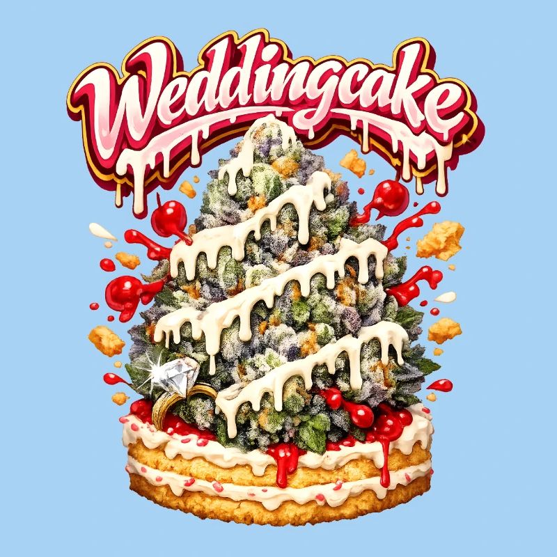 Wedding Cake Graffiti Bud Art Print