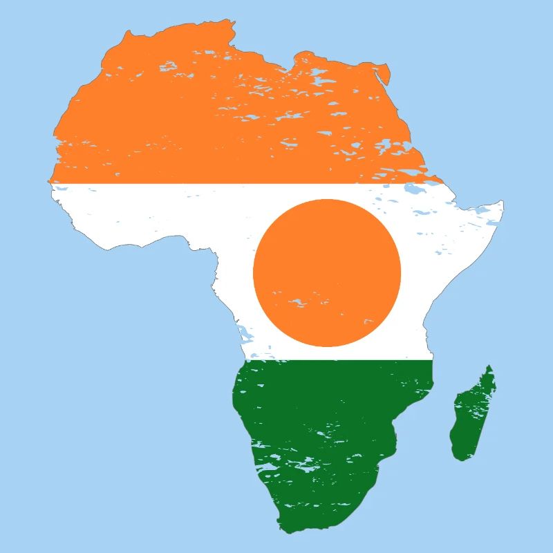 Niger_Flagge_Afrika_used
