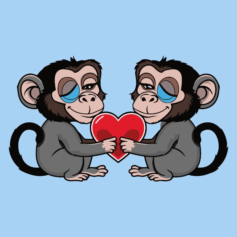 Coeur de Singe Saint-Valentin