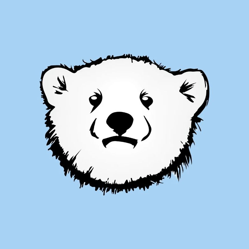 Eisbär Tiermotiv