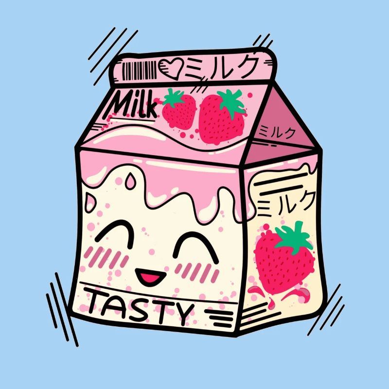Kawaii Erdbeermilch