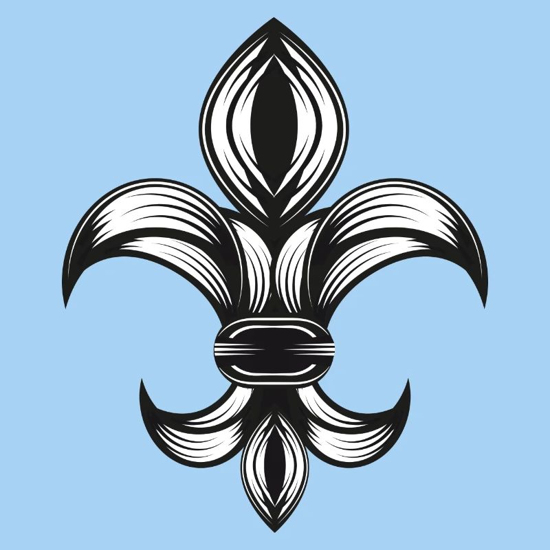 iris stylisé - Fleur-de-Lys