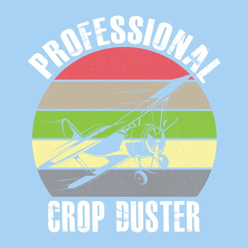 Cropdusting in Progress Crop Dusting Duster Plane