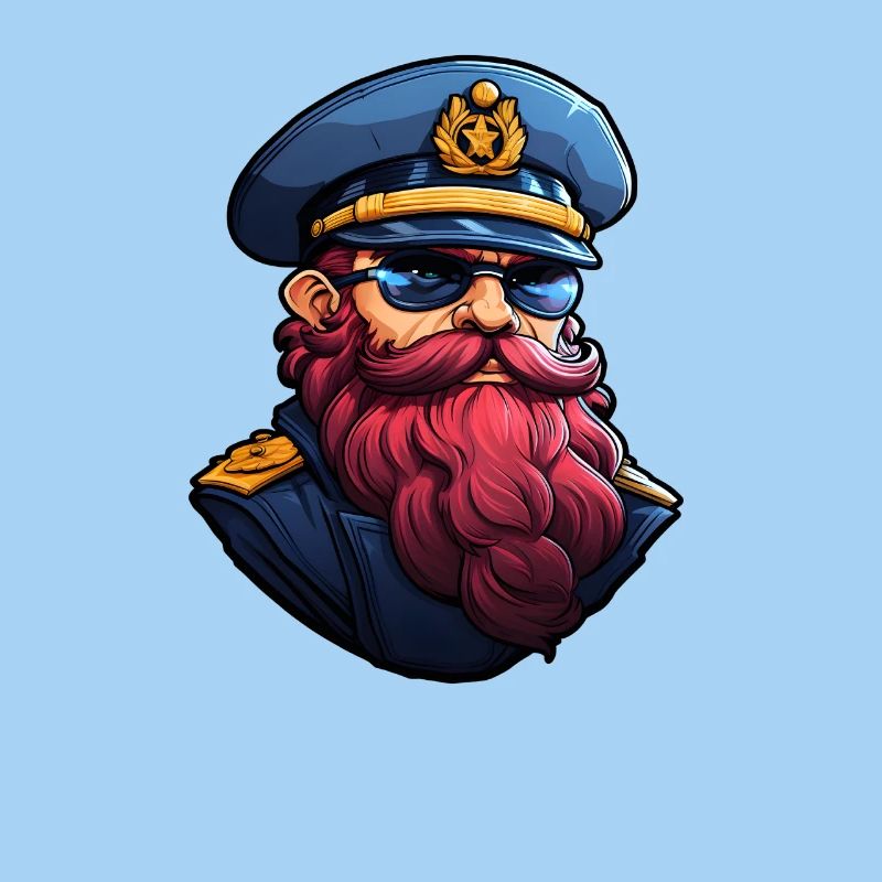 Sailor with beard