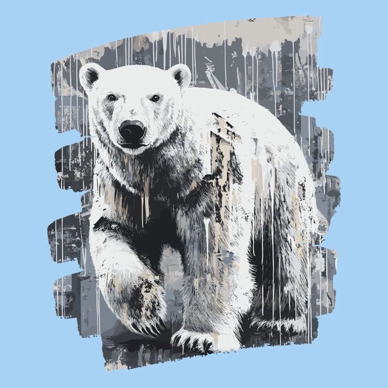 Polar Bear Graffiti Sprayer