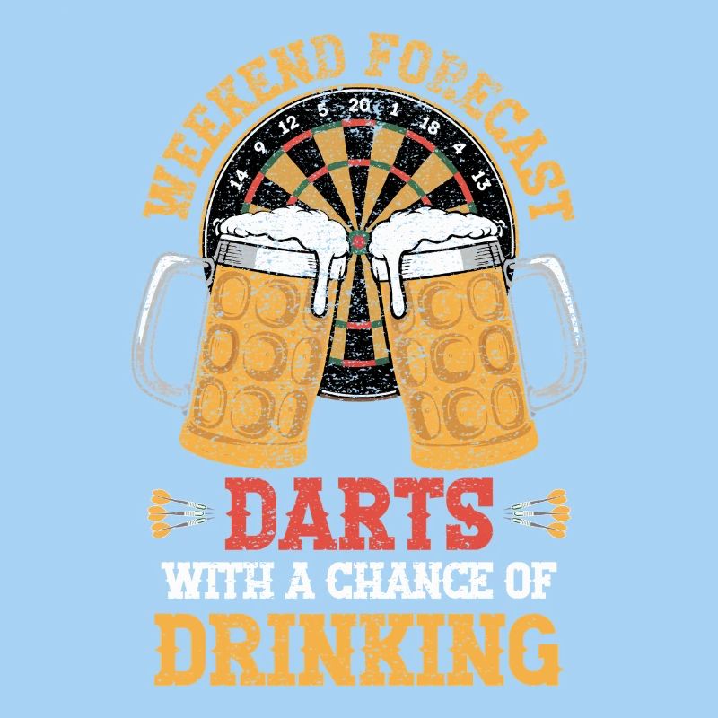 Beer Dartboard Drinking Tee