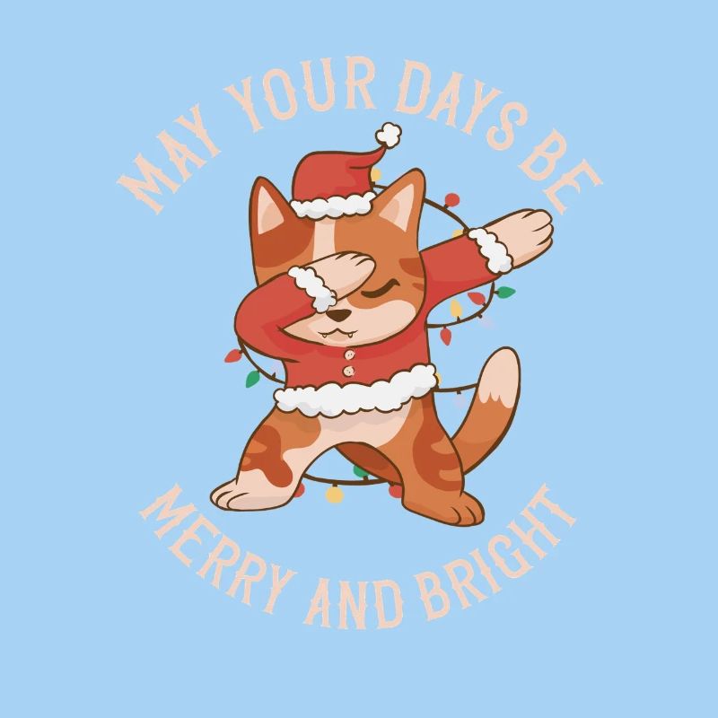 Dabbing Santa Cat - Joyeux Noël