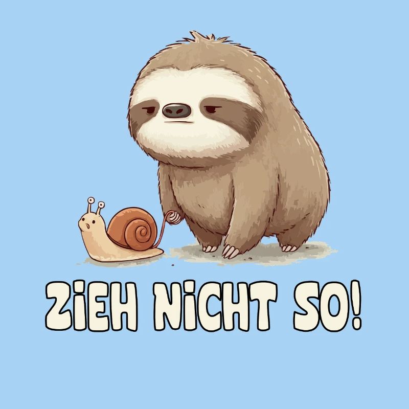 Pull Not So Sloth Cartoon